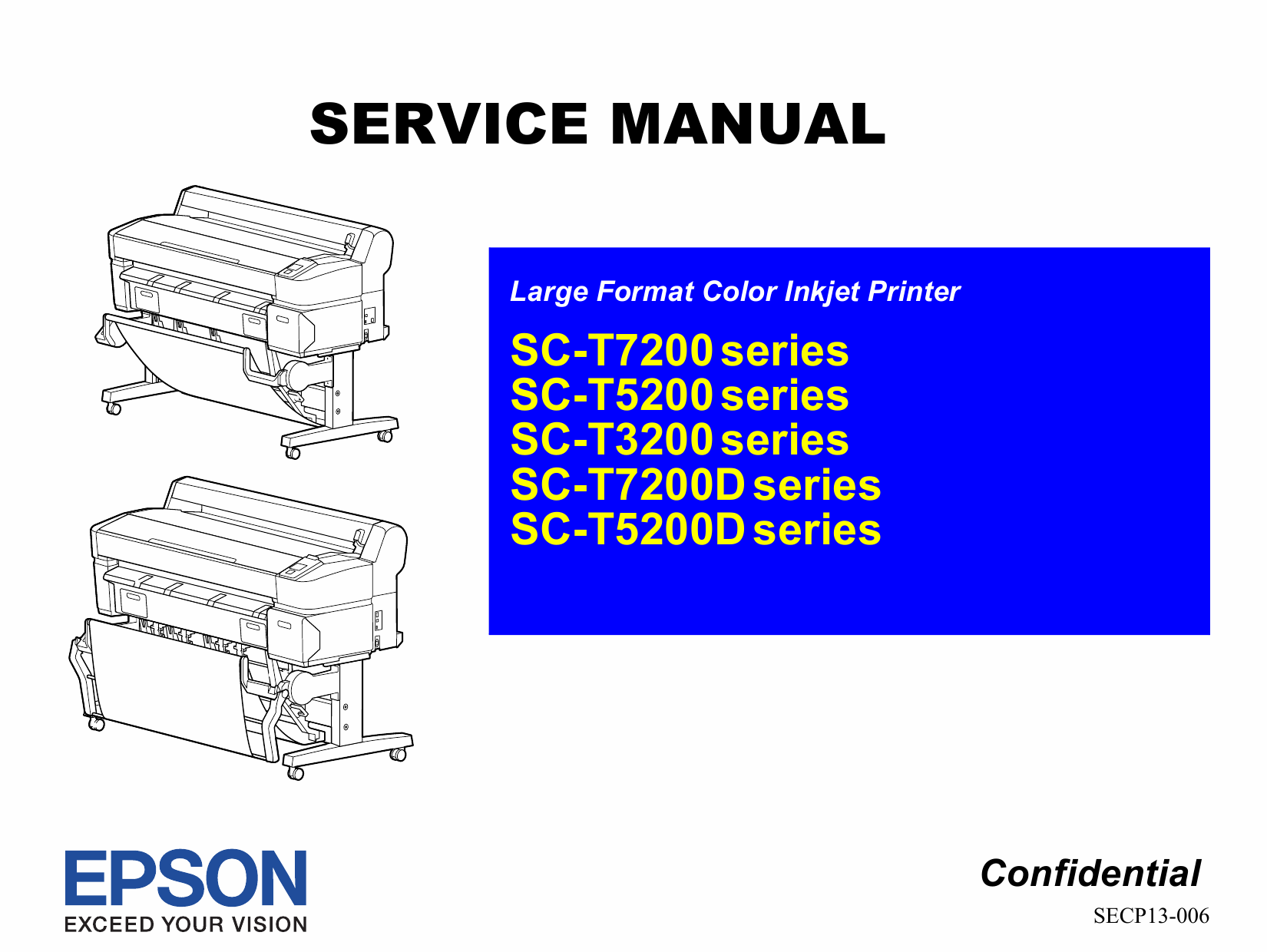 EPSON SureColor T7200 T5200 T3200 T7200D T5200D Service Manual-1
